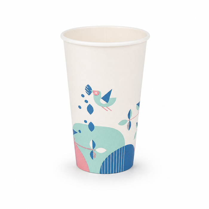 Popierinis puodelis Birds 16oz | 470ml, 1000 vnt/dėž